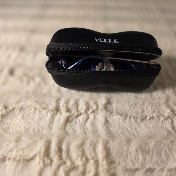 Vogue Gold-Grey Aviator Sunglasses - Picture 6 of 6